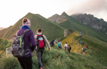 trek 4 jours auvergne