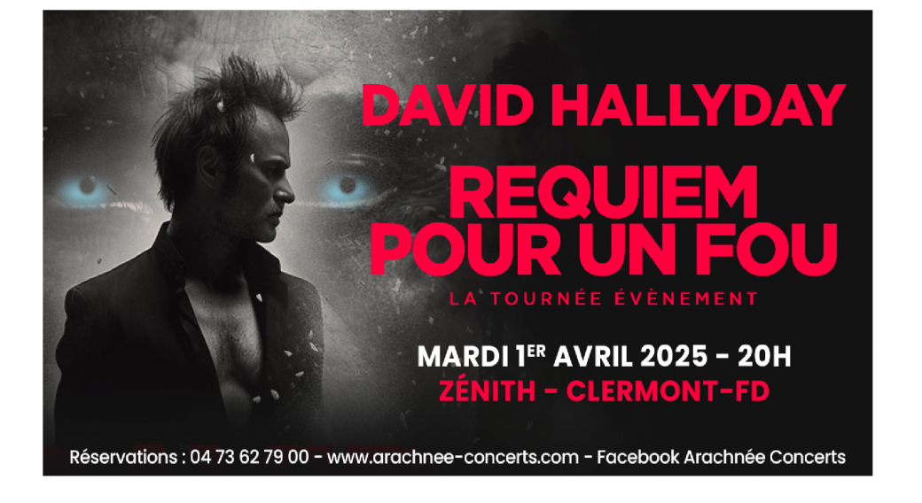 David Hallyday : Requiem pour un Fou | Zénith d'Auvergne