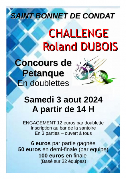 Challenge Roland Dubois