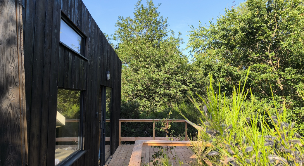 Une belle terrasse à l'orée des bois