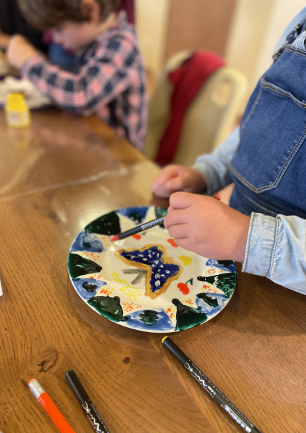 Atelier - Mon assiette en porcelaine