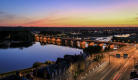 Le toit de Moulins dans l'Allier en Auvergne