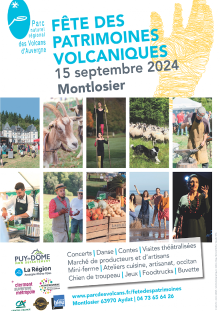 Fête des patrimoines volcaniques 2024 | Prenez vos quartiers d’automne à la Maison du Parc, à Montlosier pour découvrir les patrimoines volcaniques sous toutes leurs formes.