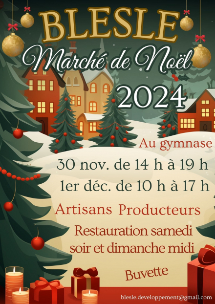 Marché de noël de Blesle