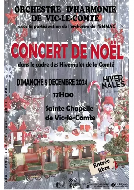 Concert de Noël : Orchestre d'Harmonie | Vic-le-Comte