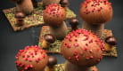 L'automnal gourmand : Composiiton champignons en chocolat Dominique Riou