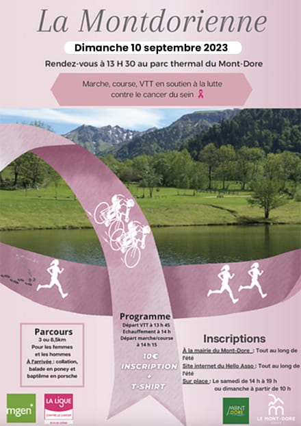 Course/marche rose : La Mont-Dorienne