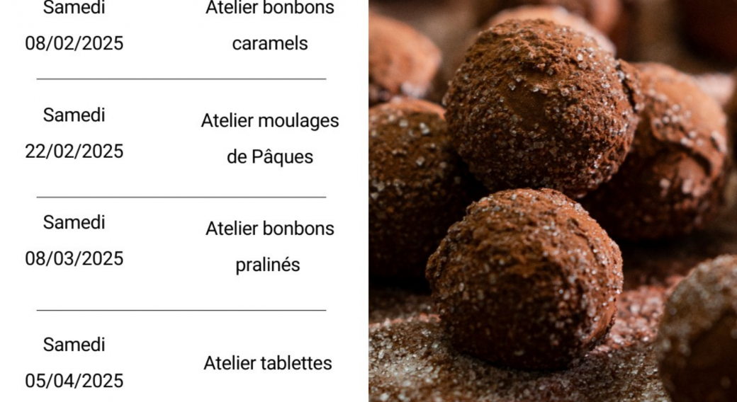 Atelier bonbons caramels