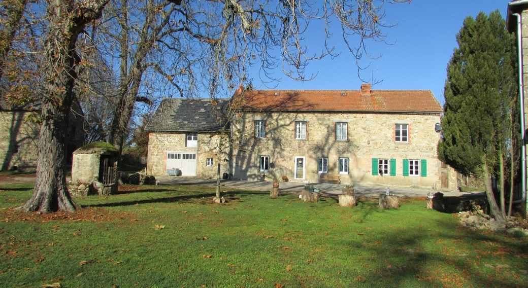 Face avant de la maison