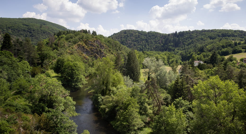 Depuis le Pic Alibert Châteauneuf les Bains