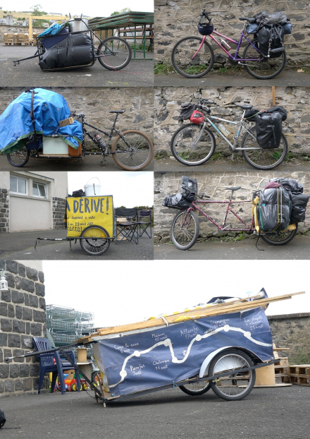 Itinerant Festival 'A la dérive - Itinerant screenings by bike' (in French)