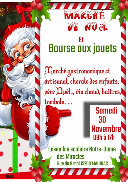 Marché de Noël & Bourse aux jouets de l'Ensemble scolaire Notre-Dame