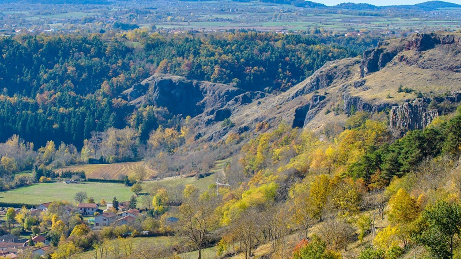 Vue sur la vallée de la Borne