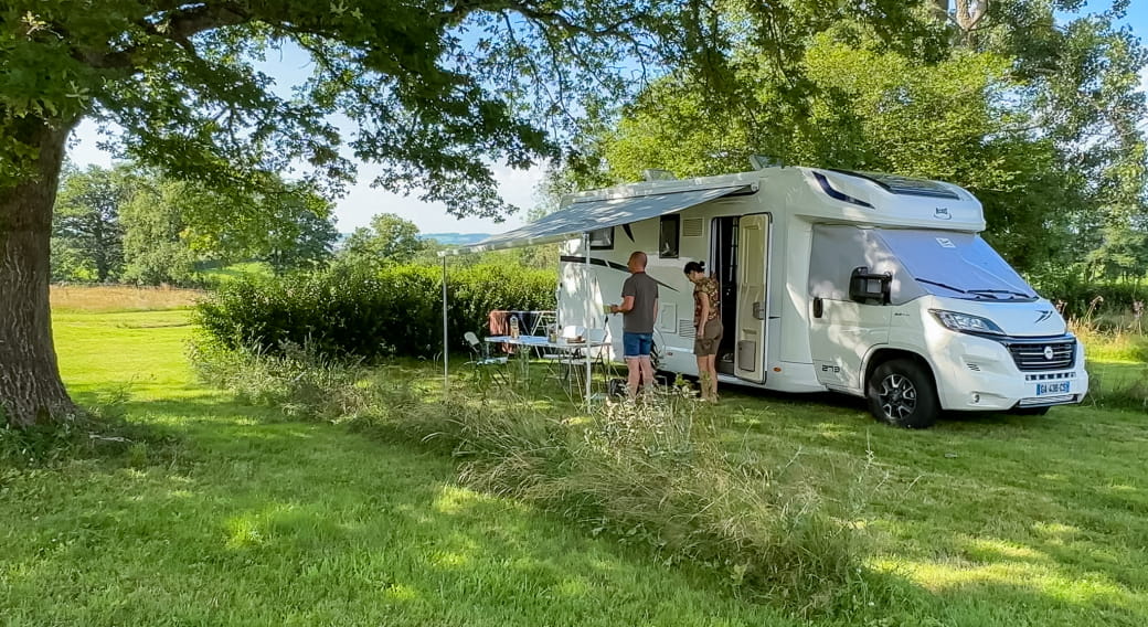 Aire d'accueil et de services au Camping des Papillons