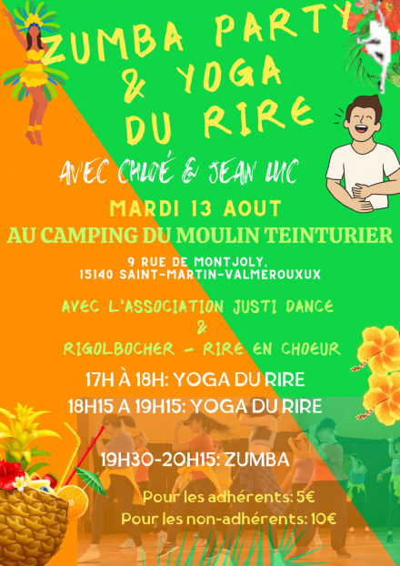 Yoga du rire et zumba party !