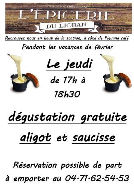 Affiche dégustation aligot