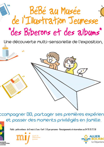 Visite 'Des biberons et des albums' au mij