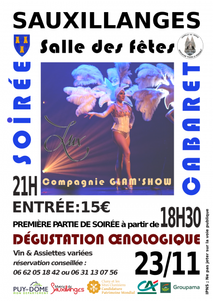 Soirée cabaret, joie et bonne humeur