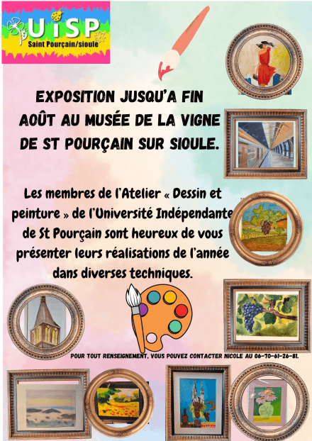 Exposition au Musée de La Vigne