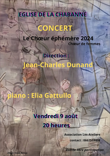 Concert chœur de femmes direction Jean-Charles Dunand