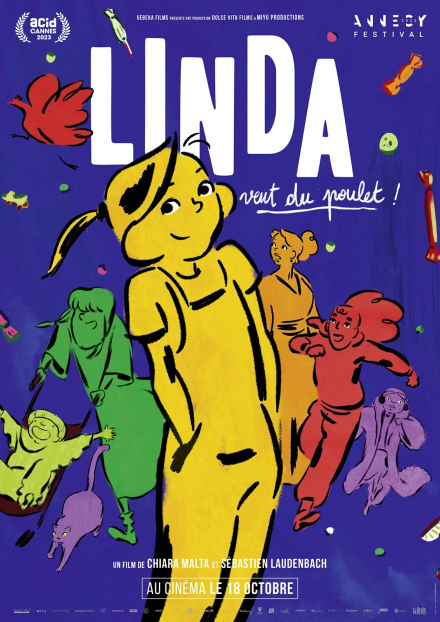 Projection du film pour le Little Film Festival : Linda veut du poulet