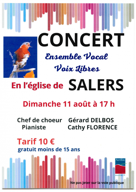 Concert de l'ensemble vocal 'Voix Libres'