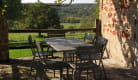 terrace avec vue de la vallée de l'Aumance