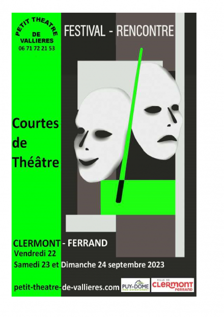 20ème Festival ‘‘Courtes de Théâtre’’ | Le Petit Théâtre de Vallières
