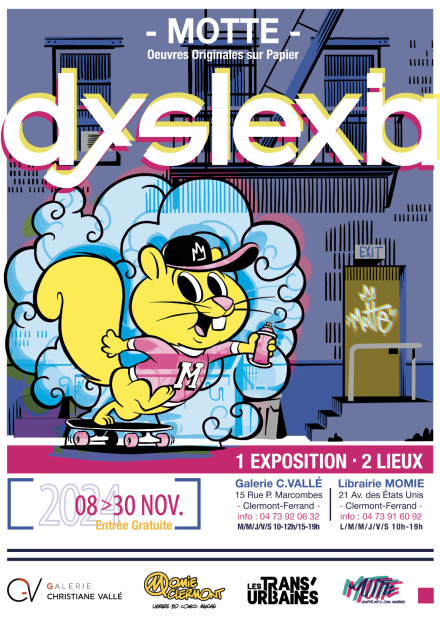 Exposition peinture MOTTE : Dyslexia