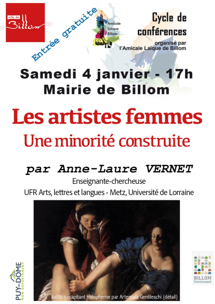 Conférence - Les artistes femmes, une minorité construite