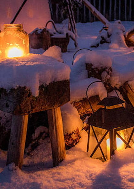 Nocturne à la cabane aux lampions