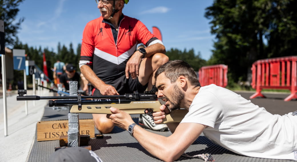 Biathlon la stèle la tour d'auvergne