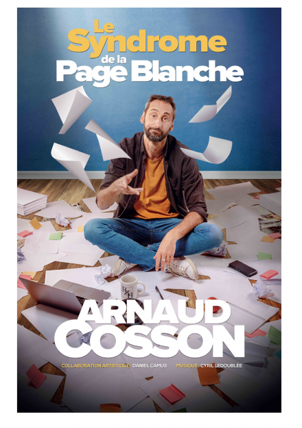 Arnaud Cosson : Le Syndrome de la Page Blanche | Comédie des Volcans