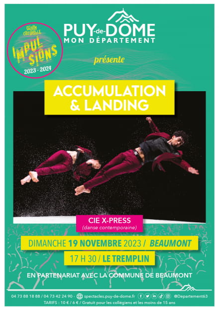 Impulsions - Cie X-Press - Accumulation + Landing | Le Tremplin