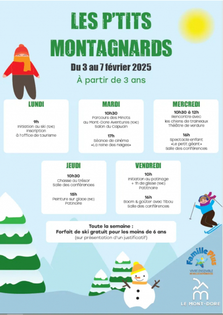 Les P'tits Montagnards : à la patinoire