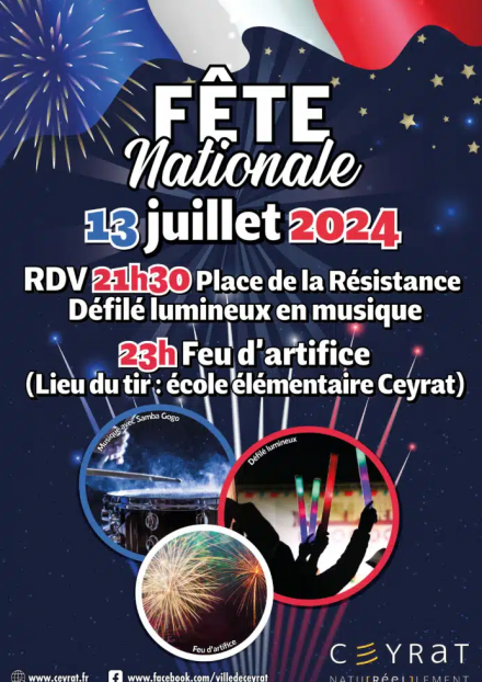 Festivités de la Fête Nationale à Ceyrat
