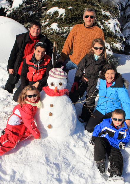 Les P'tits Princes de la Glisse : Concours de bonhomme de neige