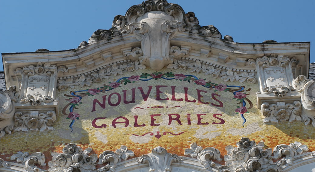 Nouvelles galeries 1915, détail