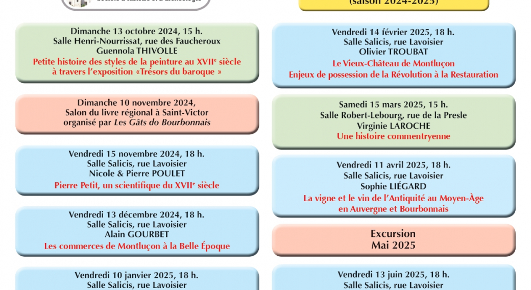 Conférence : L'évolution urbaine de Montluçon