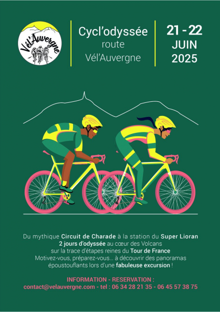 Cycl'odyssée, route Vél'Auvergne
