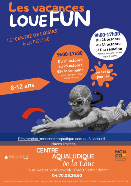 Centre Aqualudique : Les vacances Loue'Fun