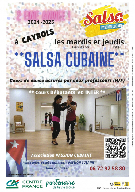 Cours de salsa