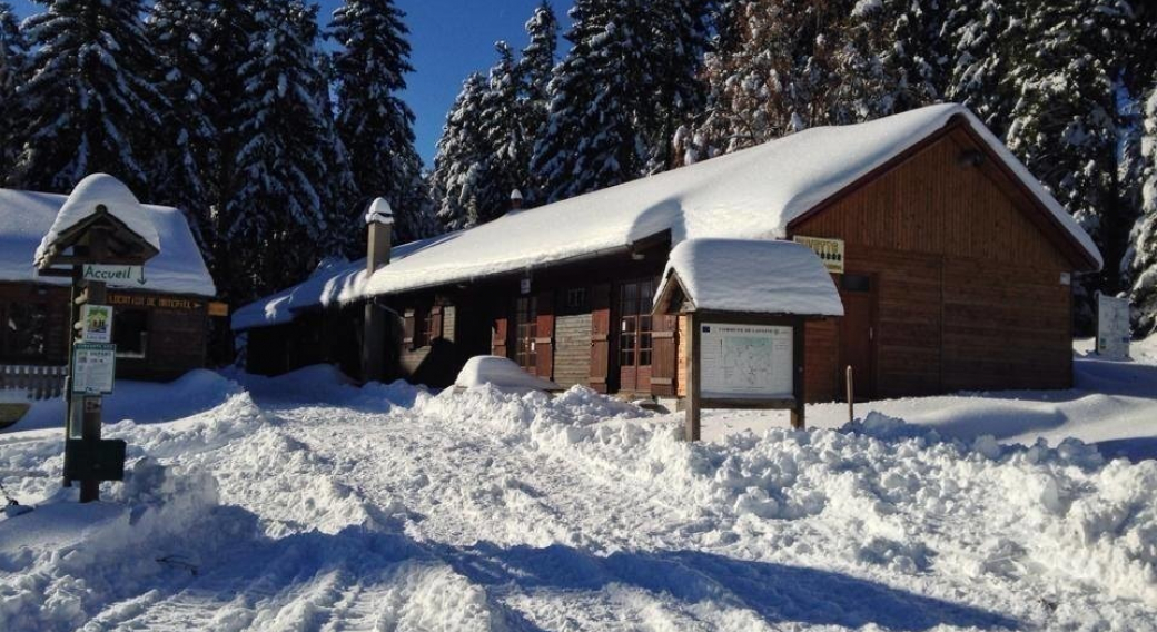 Foyer de ski de fond Le Montoncel à Lavoine dans l'Allier en AUVERGNE