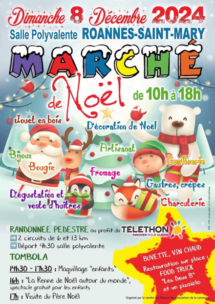 Marché de Noël à Roannes-Saint-Mary