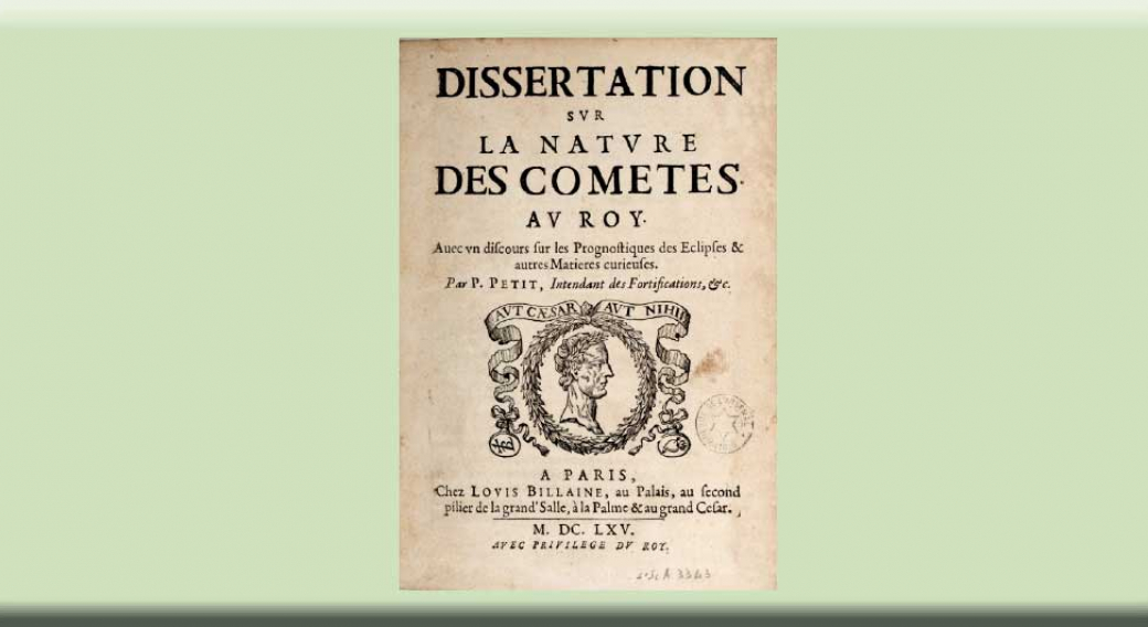 Conférence : Pierre Petit, un scientifique du XVIIème siècle