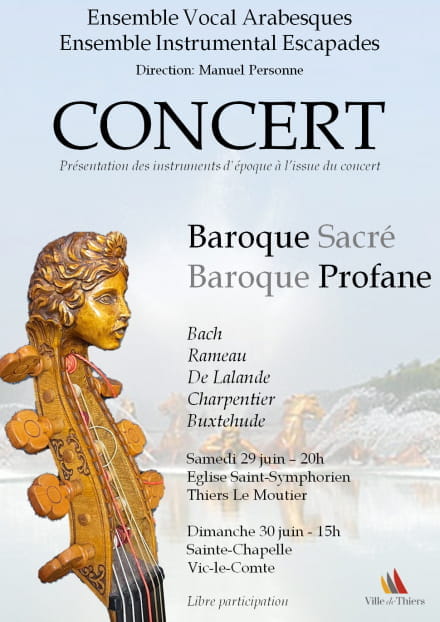 Concert baroque à la Sainte-Chapelle | Vic-le-Comte