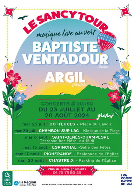 Sancy Tour : Baptiste Ventadour  & Argil