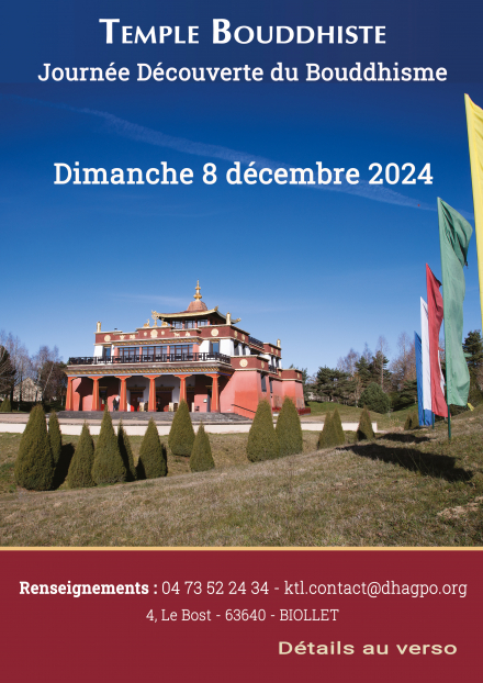 Journée découverte du temple et de la méditation