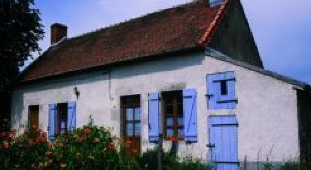 Gite les Brieres à montoldre dans l'Allier, Façade avant