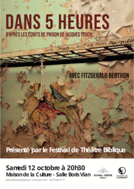 Dans 5 heures | Festival Théâtre Biblique